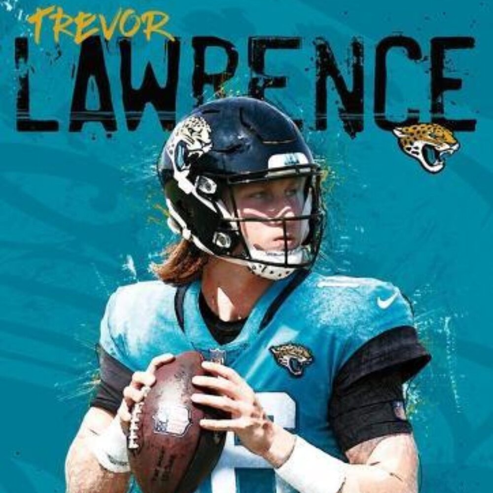 NFL Jacksonville Jaguars - Trevor Lawrence 21 Poster Finished Size: 22" x 34"